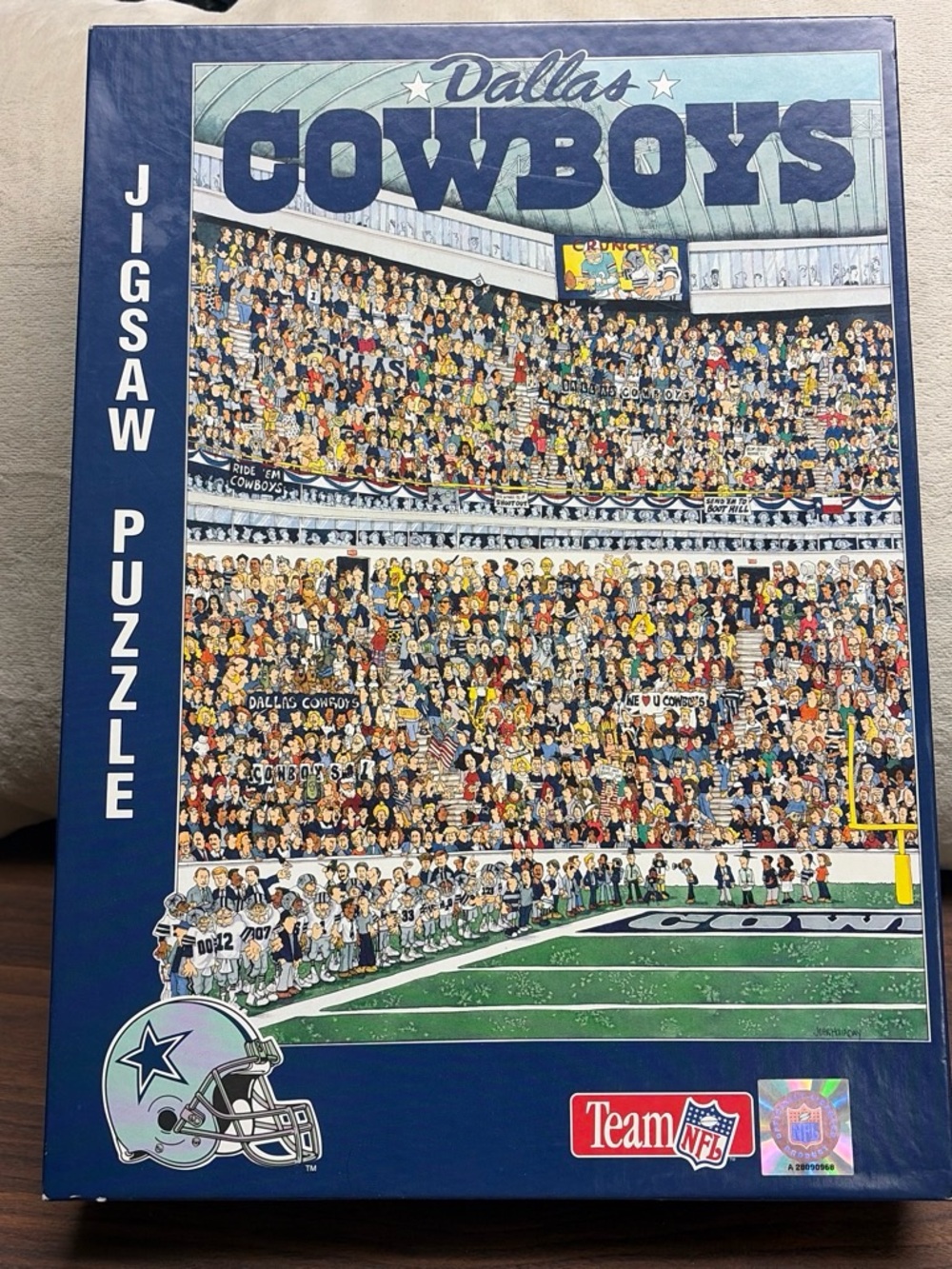 NFL Dallas Cowboys Jigsaw Puzzle - Navy Blue & Green